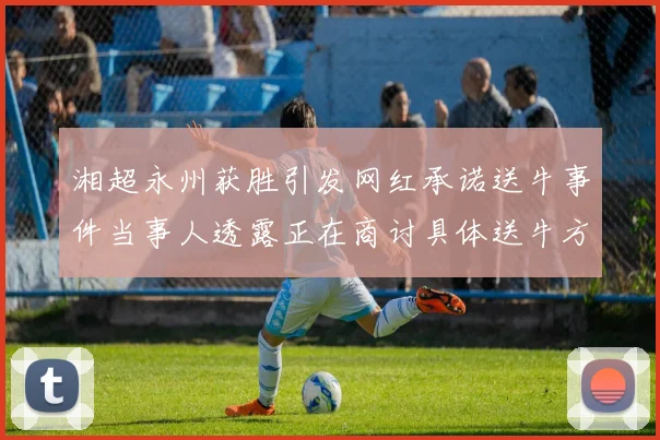 湘超永州获胜引发网红承诺送牛事件当事人透露正在商讨具体送牛方案