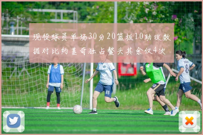 现役球员单场30分20篮板10助攻数据对比约基奇独占鳌头其余仅4次